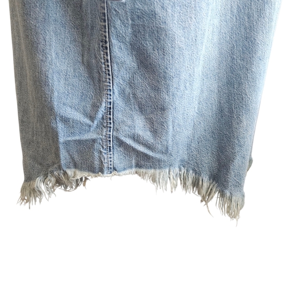 Lucky Brand Denim Shirt Dress XL Boho Western Coastal Cowgirl Festival - Picture 6 of 16